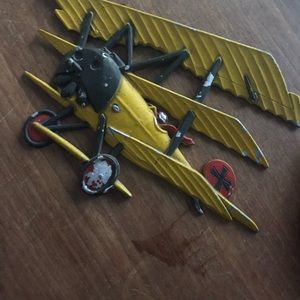 Vintage yellow airplane